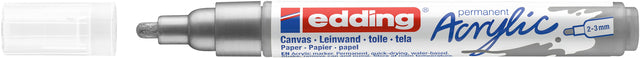 Acrylmarker Edding E-5100 Medium Silber | 10 Stück