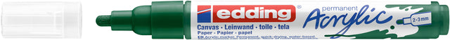 Acrylmarker Edding E-5100 Medium Mossgroen | 10 Stück