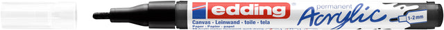 Acrylmarker Edding E-5300 fein schwarz | 10 Stück