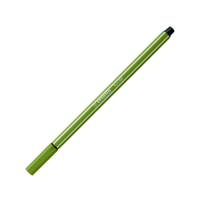 STABILO - Filzstift Pen 68/37 mittel schlammgrün