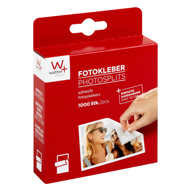 Fotoplakker Walther 10x12mm 1000 Stück