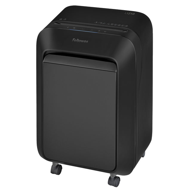 Fellowes - Aktenvernichter lx210 4x12mm schwarz