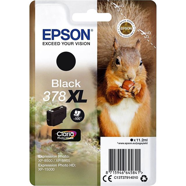 Epson - Tintenpatrone 378XL T3794 schwarz | 8 Stück