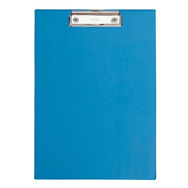 Maul - Klemmmappe A4 hoch mit Stiftschlaufe PVC neonhellblau