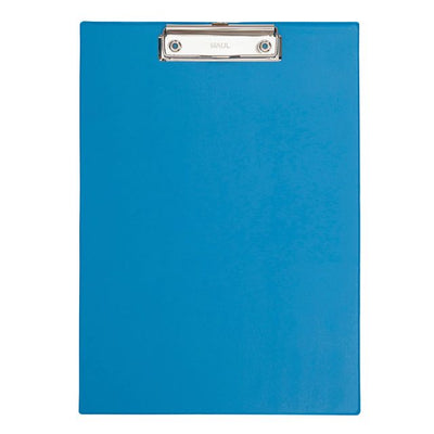 Maul - Klemmmappe A4 hoch mit Stiftschlaufe PVC neonhellblau