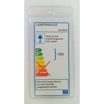 Klika - Möbelkartenhülle für Karte 55x100mm 100 6 Stück