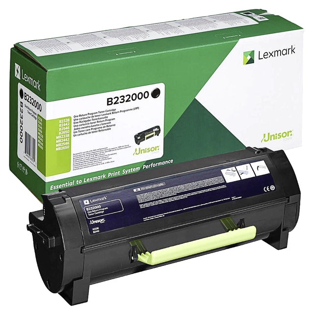 Tonercartridge Lexmark B232000 Schwarz