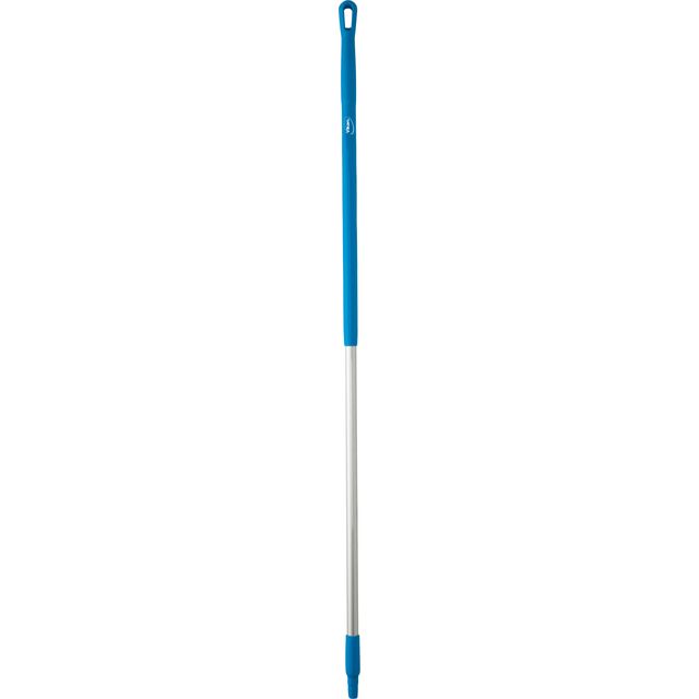 Vikan - Stahl ergonomisch 150 cm 31 mm blaues Aluminium