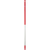 Vikan - Stahl ergonomisch 150 cm 31 mm rotes Aluminium
