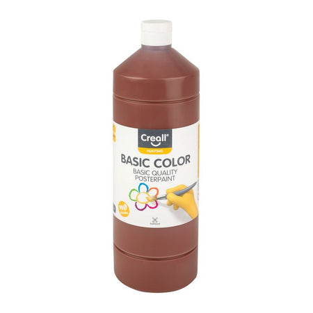 Creall – Posterfarbe Basic Dunkelbraun 1000 ml