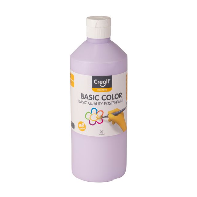 Creall - Gouache Basic Pastellviolett 500ml | 6 Stück