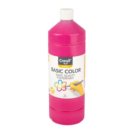 Creall - Posterfarbe Basic Alpenveilchen 1000ml | 6 Stück