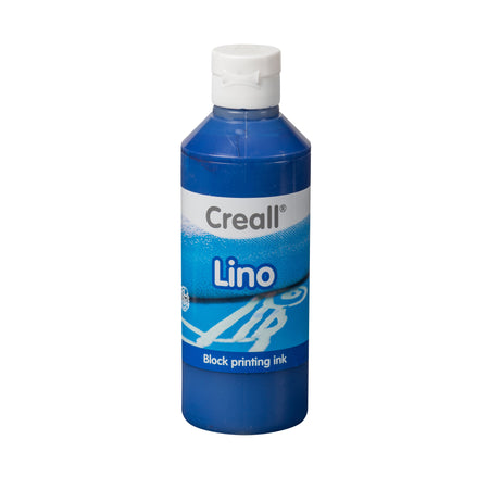 Creall - Linoleumfarbe Lino dunkelblau 250ml | 6 Stück