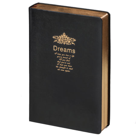 Kalpa - Notizbuch Dreams 214x145x40mm blanko schwarz | 12 Stück