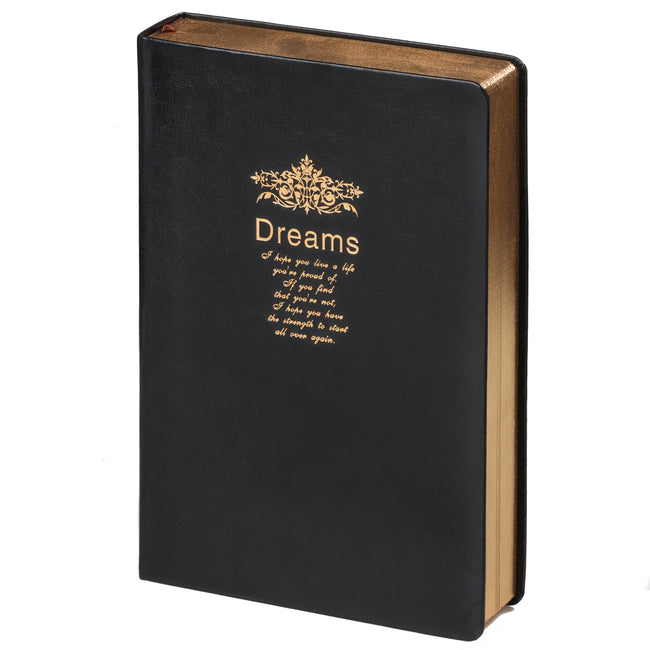 Kalpa - Notizbuch Dreams 214x145x40mm blanko schwarz | 12 Stück
