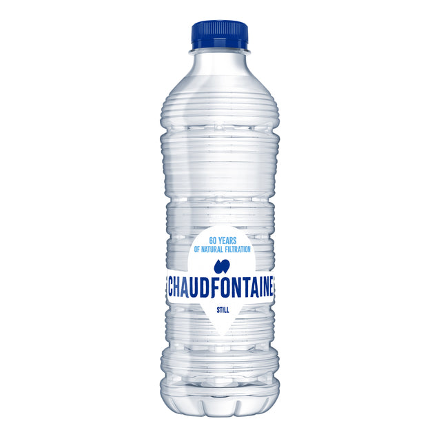 Chaudfontaine - Wasserblaue PET-Flasche 500 ml