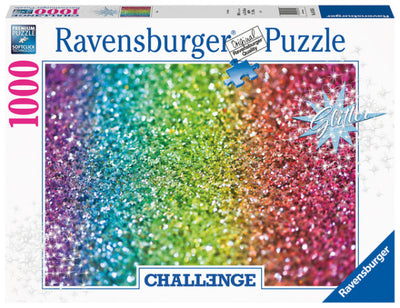 Ravensburger - Puzzle Glitter Challenge 1000 Teile