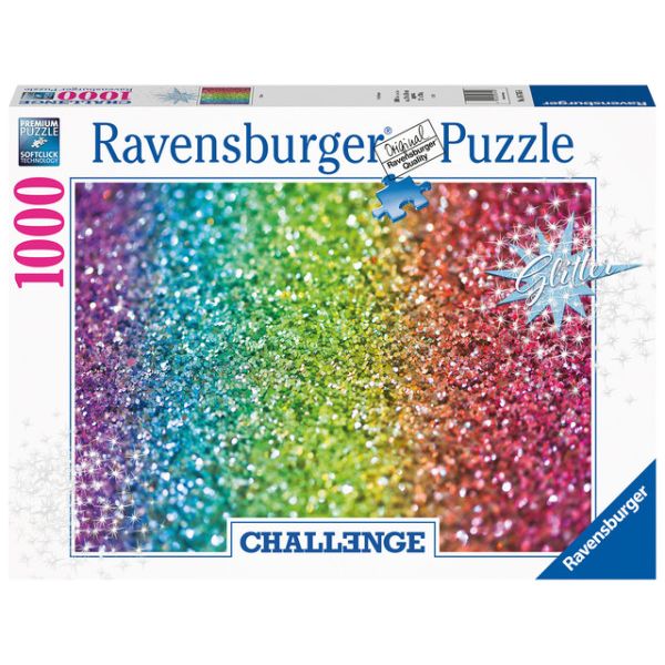 Ravensburger - Puzzle Glitter Challenge 1000 Teile