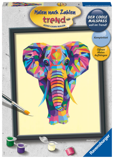 Gemälde nach Nummer Ravensburger Bonte Olifant
