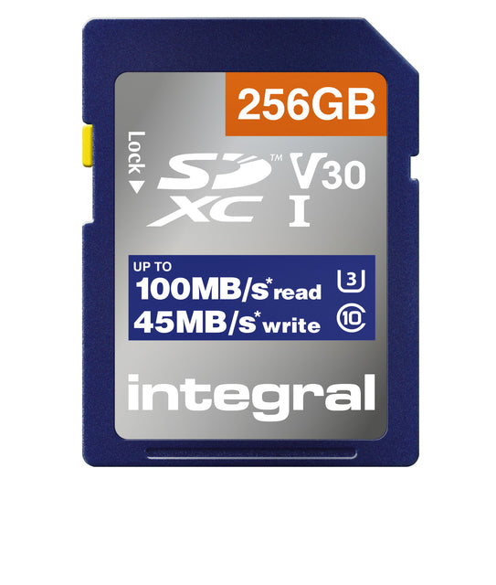 Carte mémoire intégrale SDHC-XC 256 Go