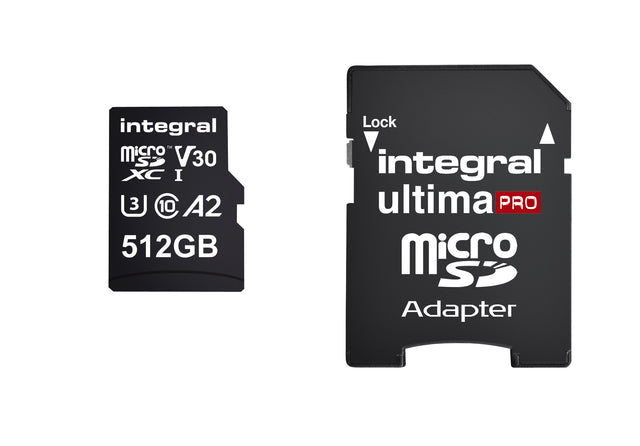 Carte mémoire intégrale Microsdxc 512 Go
