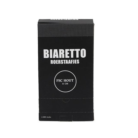 Biaretto - Rührstäbchen Holz 11cm 2000 Stück