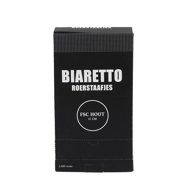 Biaretto - Rührstäbchen Holz 11cm 2000 Stück