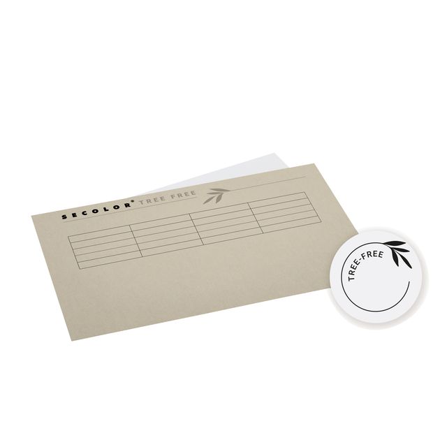 Quantore - Faltmappe Djois Tree-Free Folio gleich 226gr grau | 250 Stück