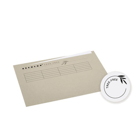 Djois - Faltmappe Tree-Free Folio ungleichmäßig 226gr beige | 250 Stück