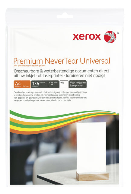 Xerox - Nicht -teare Premium Universal A4 136Micron White | 10 Blätter Packung