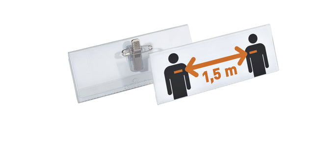 Abzeichen Haltbar XL mit Combiklem 40x105 mm Set von 14 Teilen