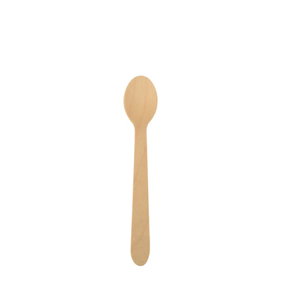 Papstar - Kaffeelöffel 110mm Holz 100 Stück