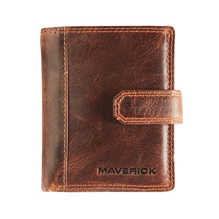 Maverick - Kartenhalter The Original superkompaktes RFID-Leder braun