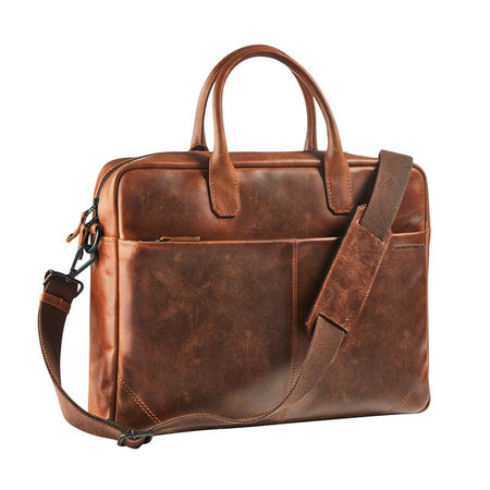 Maverick - Businesstasche The Original mit Laptopfach 15,6 Zoll Leder braun