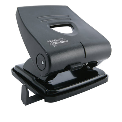 Rapesco - Locher Germ-Savvy Heavy Duty 827-P antibakteriell 2-Loch schwarz