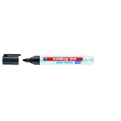 Edding - Filzstift 95 Glastafel rund 1,5-3mm schwarz