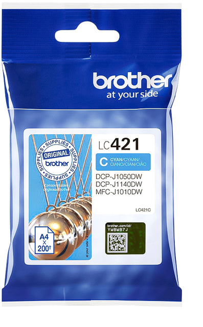 Bruder - Inkcartridge LC -421c Blue | 5 Stücke