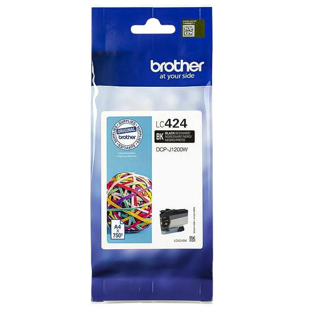 Brother - Tintenpatrone LC-424BK schwarz | 5 Stück