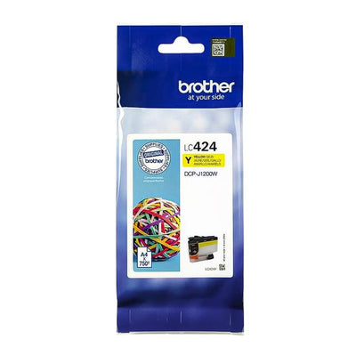 Brother - Tintenpatrone LC-424Y gelb | 5 Stück