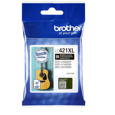 Brother - Tintenpatrone LC-421XLBK schwarz | 5 Stück