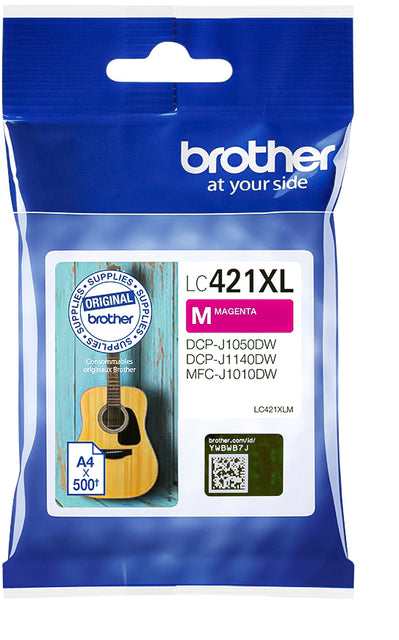 Bruder - Inkcartridge LC -421XLM rot | 5 Stücke