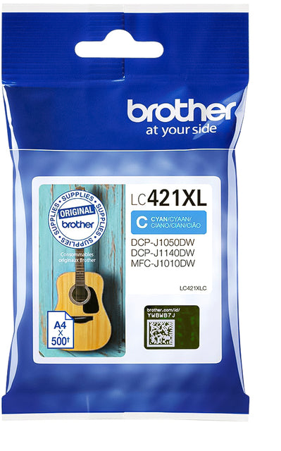 Bruder - Inkcartridge LC -421XLC Blue | 5 Stücke