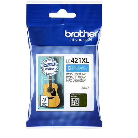 Brother - Tintenpatrone LC-421XLC blau | 5 Stück