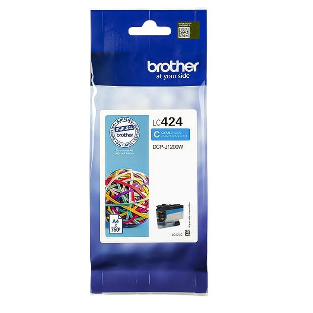 Brother - Tintenpatrone LC-424C blau | 5 Stück
