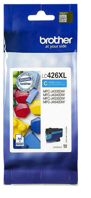 Bruder - Inkcartridge LC -426XLC Blue | 5 Stücke