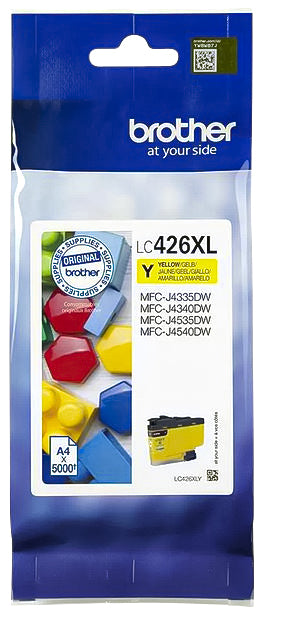 Bruder - Tintenpatrone LC -426xly Yellow | 5 Stücke