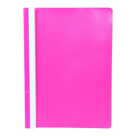 Quantore - Schnellhefter A4 PP rosa | 100 Stück