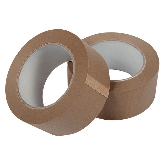 IEZZY - Verpackungspapier 50mmx50 Meter 80p Recyclingpapier braun