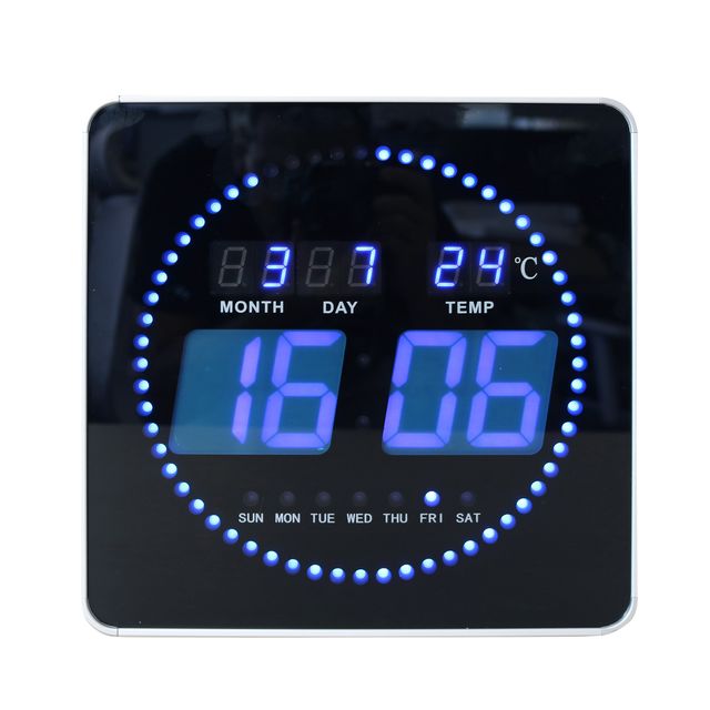 UNILUX - Wanduhr Flo LED 28cmx28cm