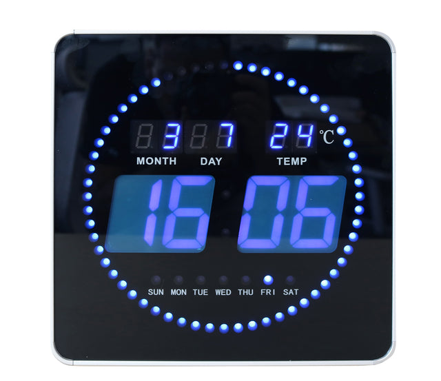 UNILUX - Wanduhr Flo LED 28cmx28cm